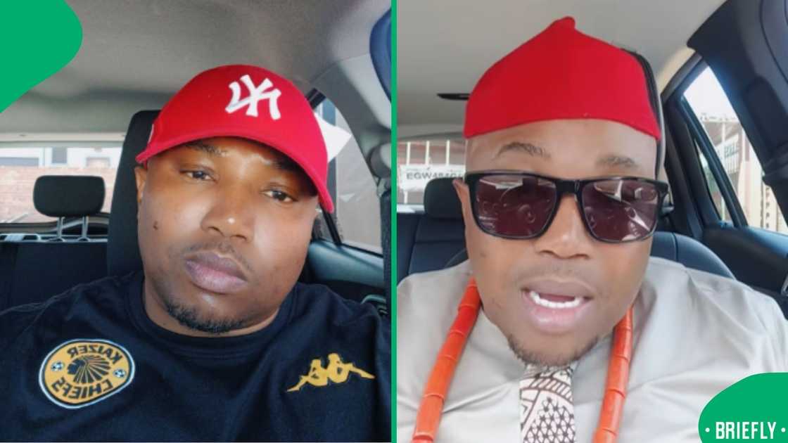 A South African football superfan went viral on TikTok for his hilarious and patriotic commentary during a football match