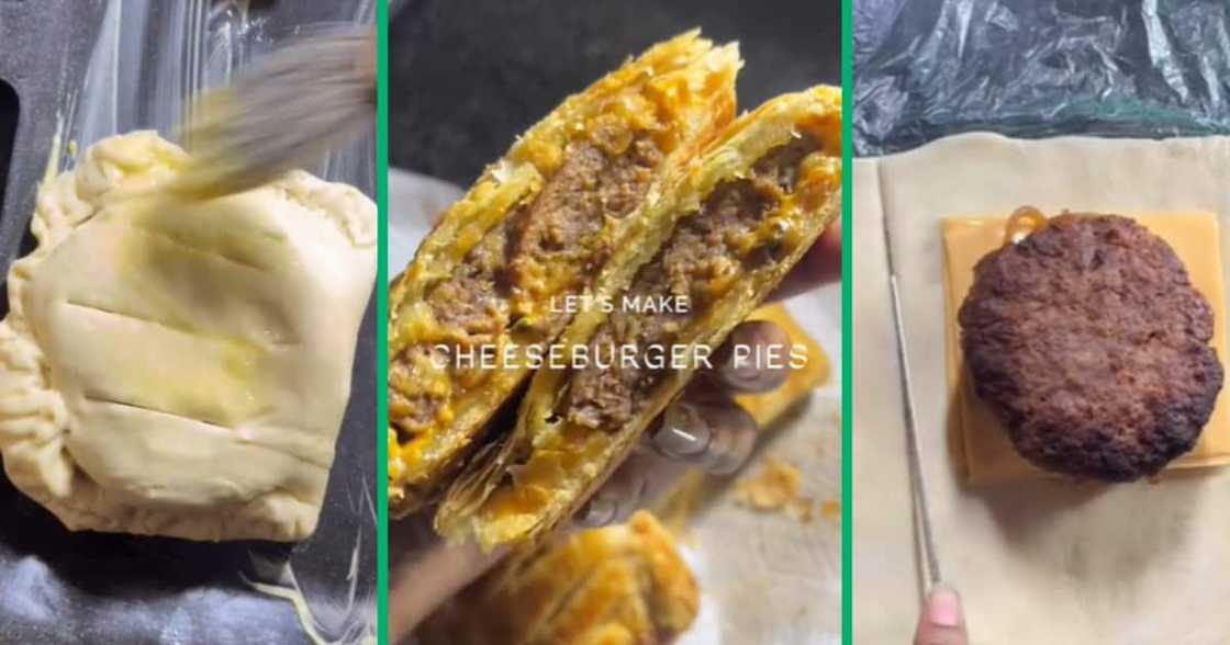 TikTok video gives tutorial on how to make homemade burger pie, a Mzansi favrouite TikTok video gives tutorial on how to make homemade burger pie, a Mzansi favrouite