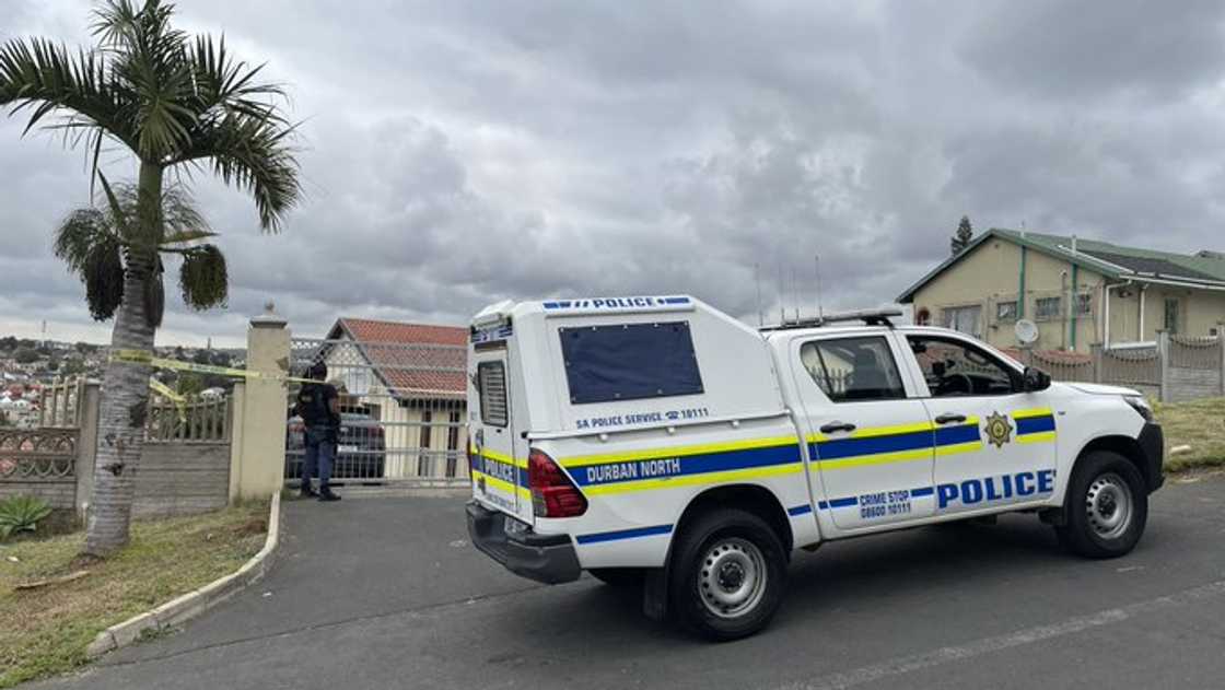 KZN police at the residence of man who allegedly threatened to blow up a Durban mall on social media.