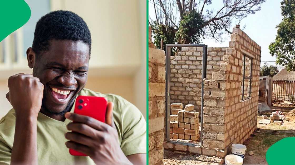 A gave his mom's house a facelift A gave his mom's house a facelift