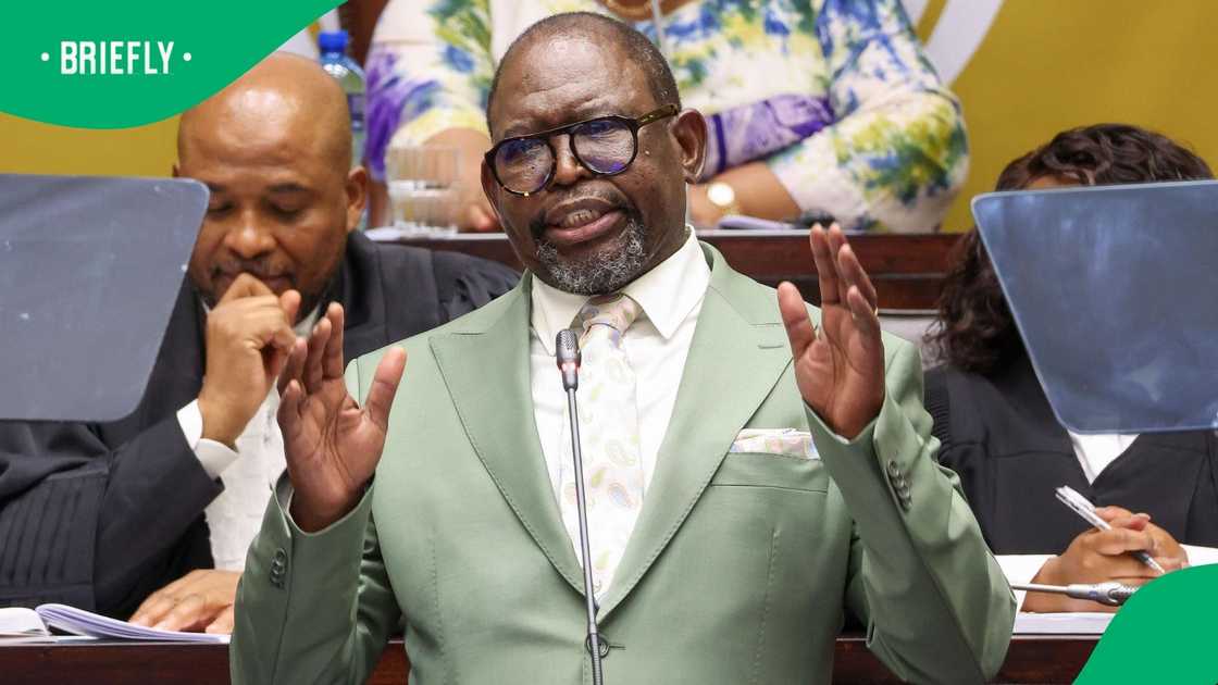 The Finance Minister, Enoch Godongwana, delivered his Mid-Term Budget Policy Speech in Parliament The Finance Minister, Enoch Godongwana, delivered his Mid-Term Budget Policy Speech in Parliament