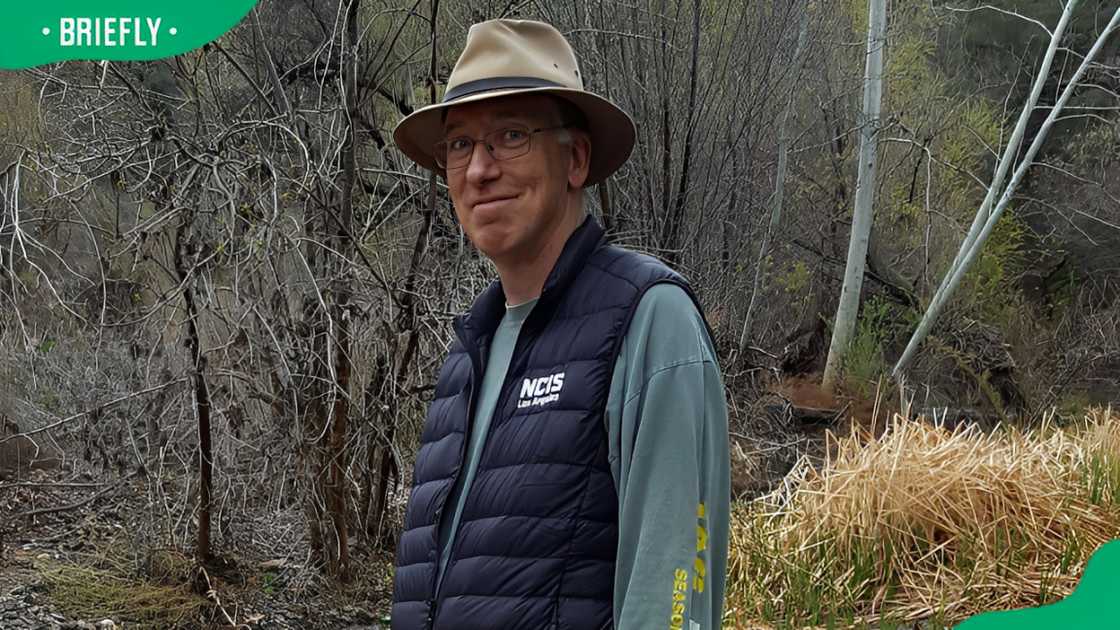 Sean Murray's brother, David Bellisario, in Malibu. Sean Murray's brother, David Bellisario, in Malibu.