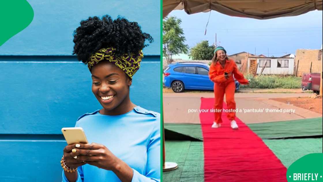 A woman's unique birthday style went viral on social media A woman's unique birthday style went viral on social media