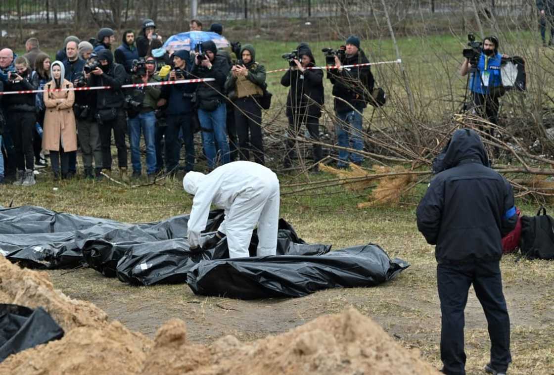 The Ukrainian town of Bucha has become synonymous with war crimes The Ukrainian town of Bucha has become synonymous with war crimes