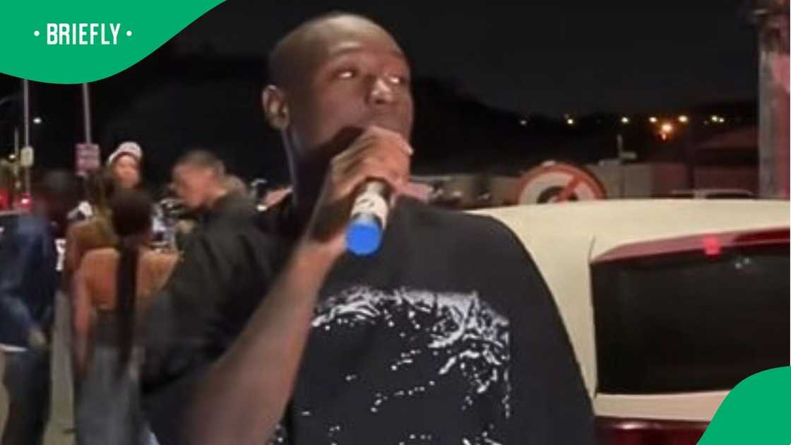 Man preaches at groove