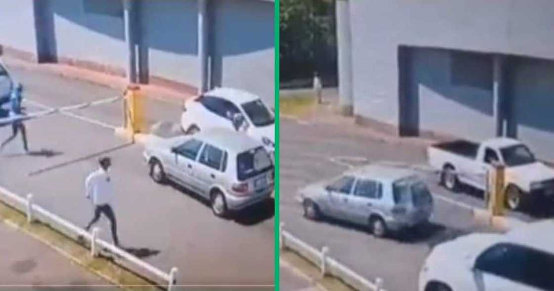 Tazz driver chases thief Tazz driver chases thief