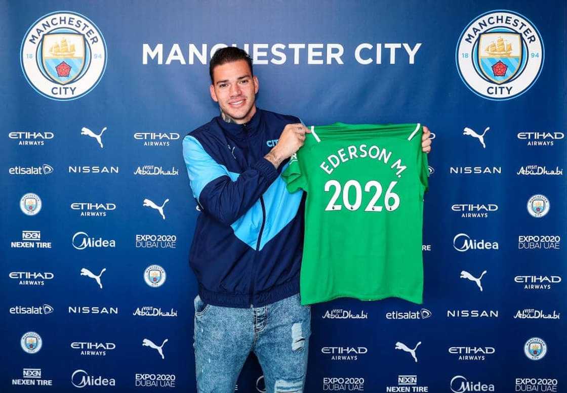 Brazilia, Goalkeeper, Ederson Moraes, Manchester City, Club, Signing, New deal, Etihad Stadium, Premier League, Champion