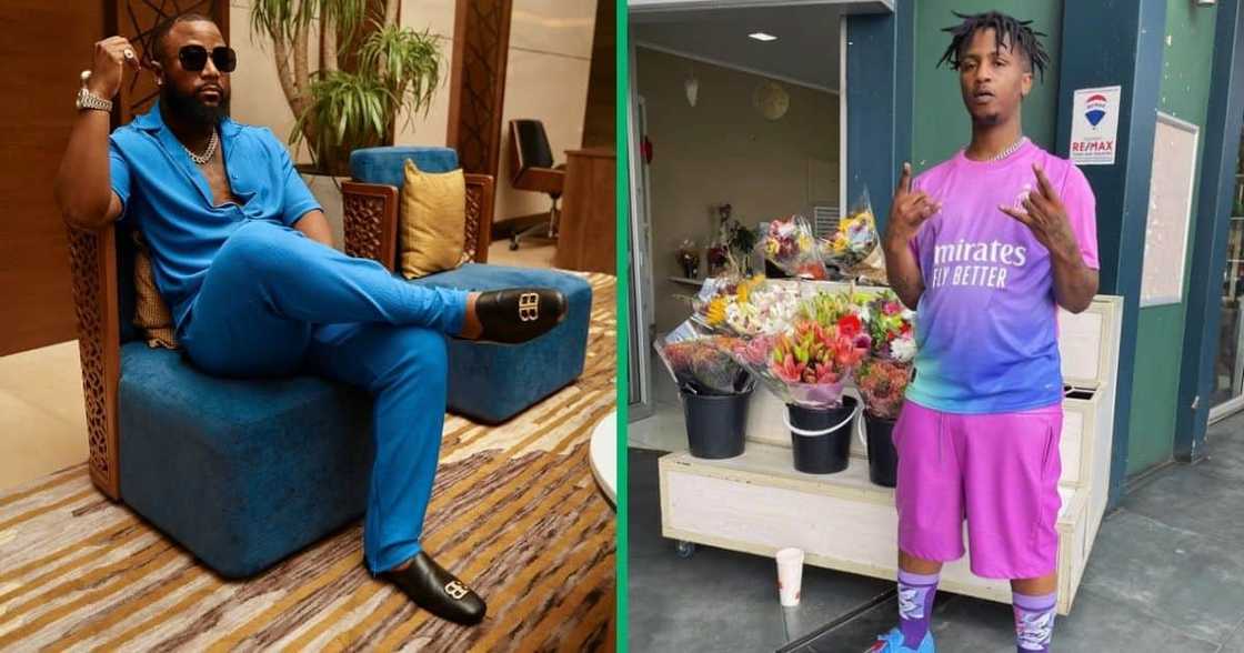 Cassper Nyovest and Emtee are not beefing. Cassper Nyovest and Emtee are not beefing.