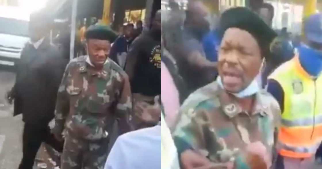 Video, drunk SANDF, soldier, missing, reactions