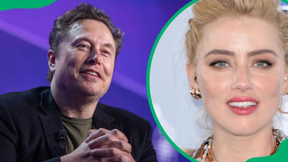 Elon Musk and Amber Heard Elon Musk and Amber Heard
