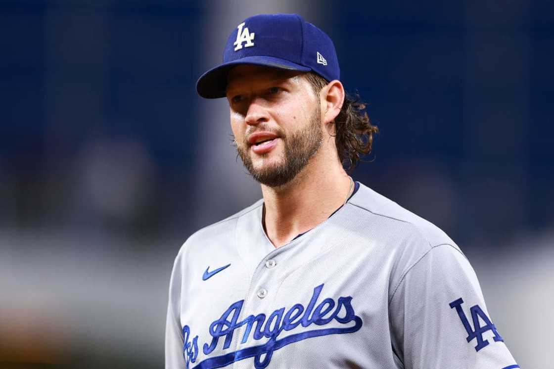 Clayton Kershaw of the Los Angeles Clayton Kershaw of the Los Angeles