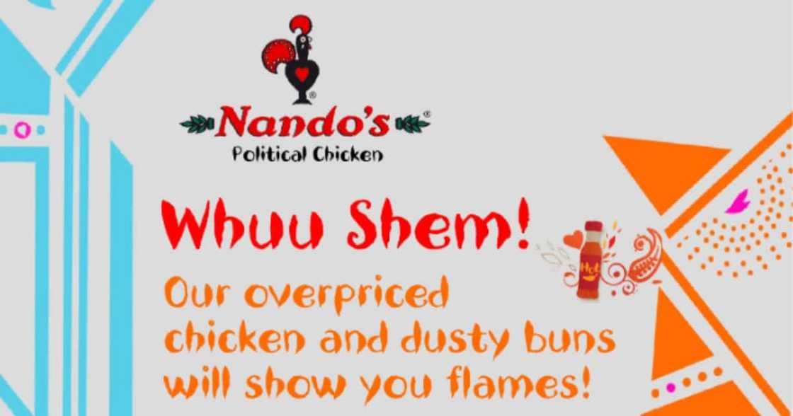 Nando's, Shady, Advert, Overpriced, Dusty Buns, Twitter reactions