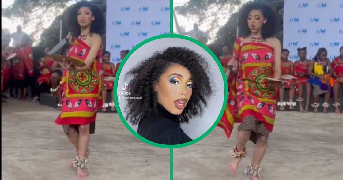 TikTok video of woman from Swaziland doing a traditional dance TikTok video of woman from Swaziland doing a traditional dance