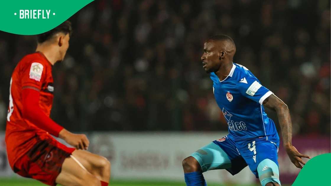 Thembinkosi Lorch socred his first goal for Wydad Thembinkosi Lorch socred his first goal for Wydad