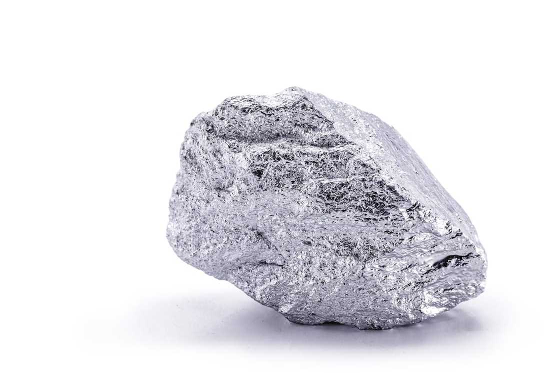 A platinum nugget A platinum nugget