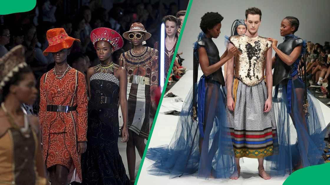 Models present the creation of Sober in Johannesburg. Models walk in Klipa fashion during the Erre Klipa fashion show. Models present the creation of Sober in Johannesburg. Models walk in Klipa fashion during the Erre Klipa fashion show.