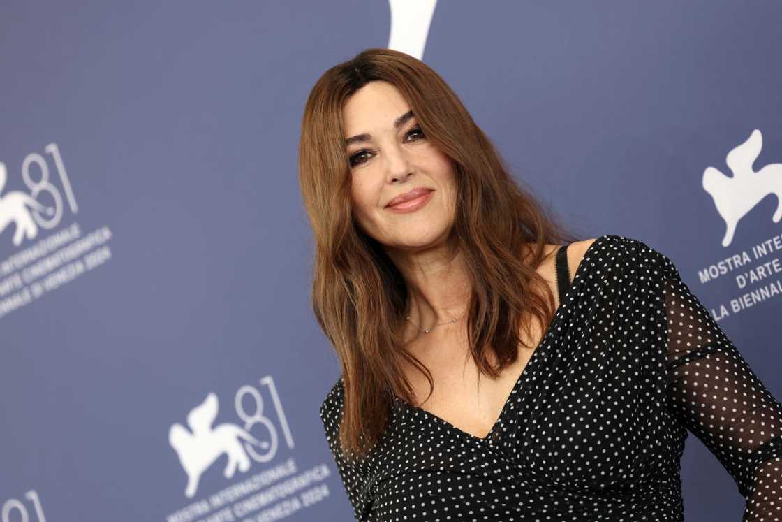Monica Bellucci during a photocall for Beetlejuice Beetlejuice Monica Bellucci during a photocall for Beetlejuice Beetlejuice