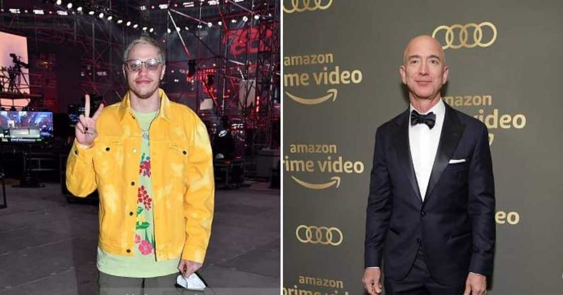 Pete Davidson, Jeff Bezos, Kim Kardashian, Kanye West Pete Davidson, Jeff Bezos, Kim Kardashian, Kanye West