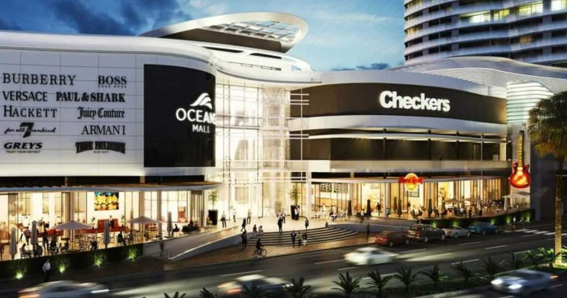 The new Oceans Mall in Umhlanga