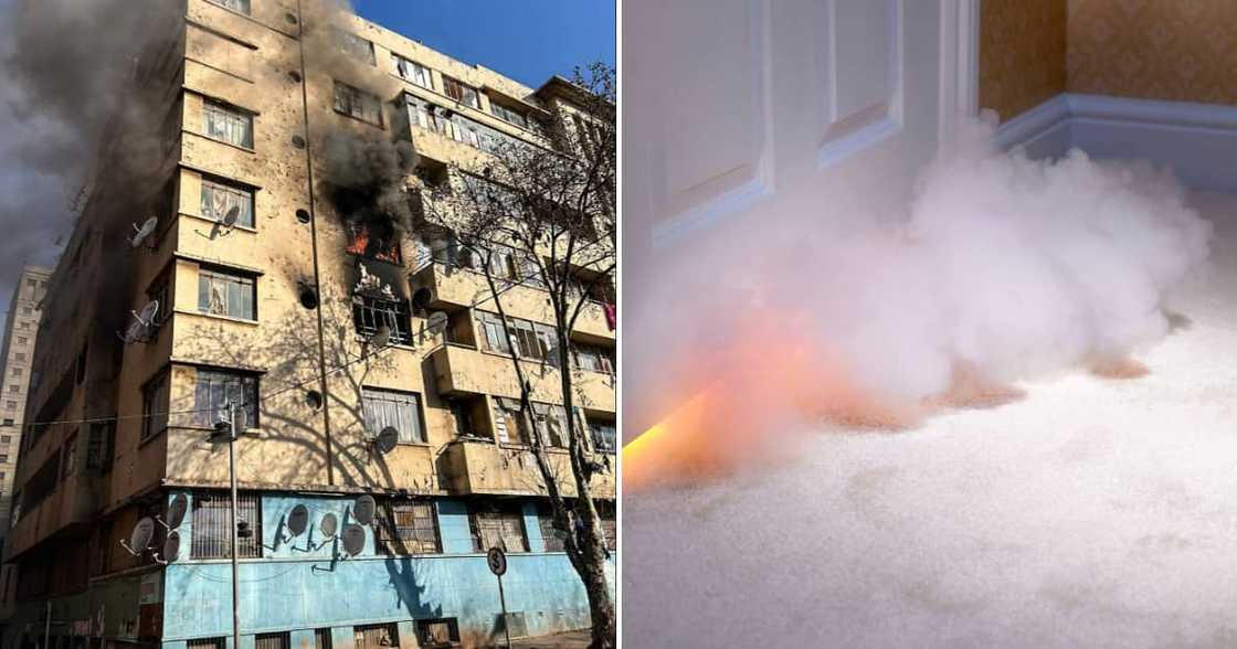 Two children have been killed in an apartment fire in Hillbrow, Johannesburg Two children have been killed in an apartment fire in Hillbrow, Johannesburg