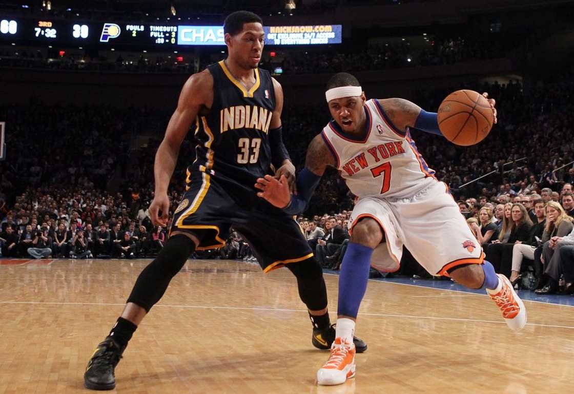 Carmelo Anthony and Danny Granger Carmelo Anthony and Danny Granger