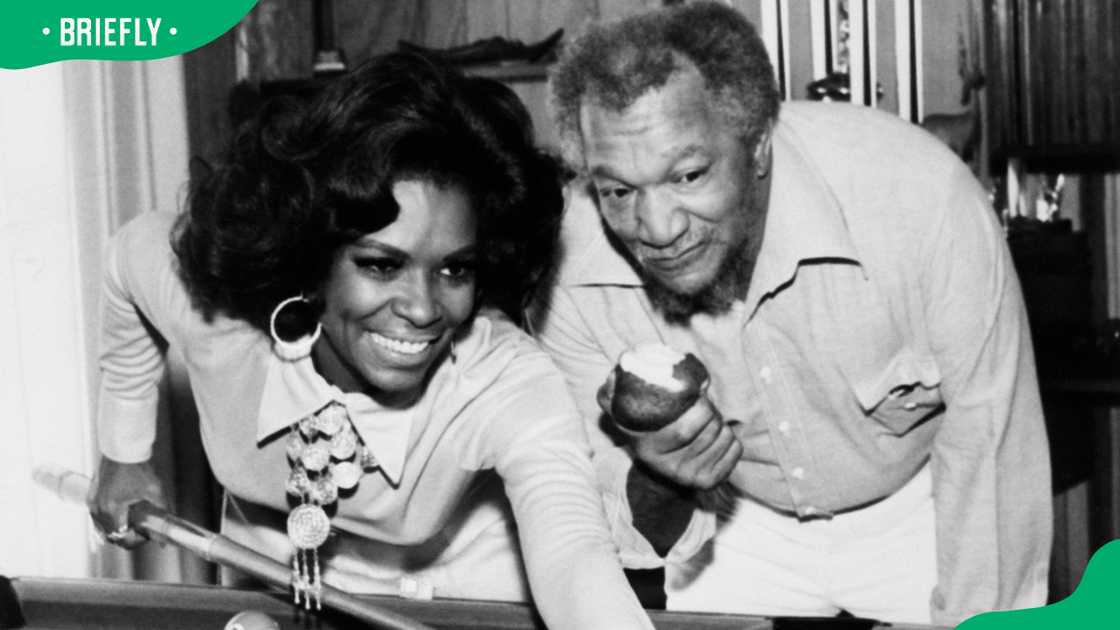 Redd Foxx and Betty Harris in Las Vegas Redd Foxx and Betty Harris in Las Vegas