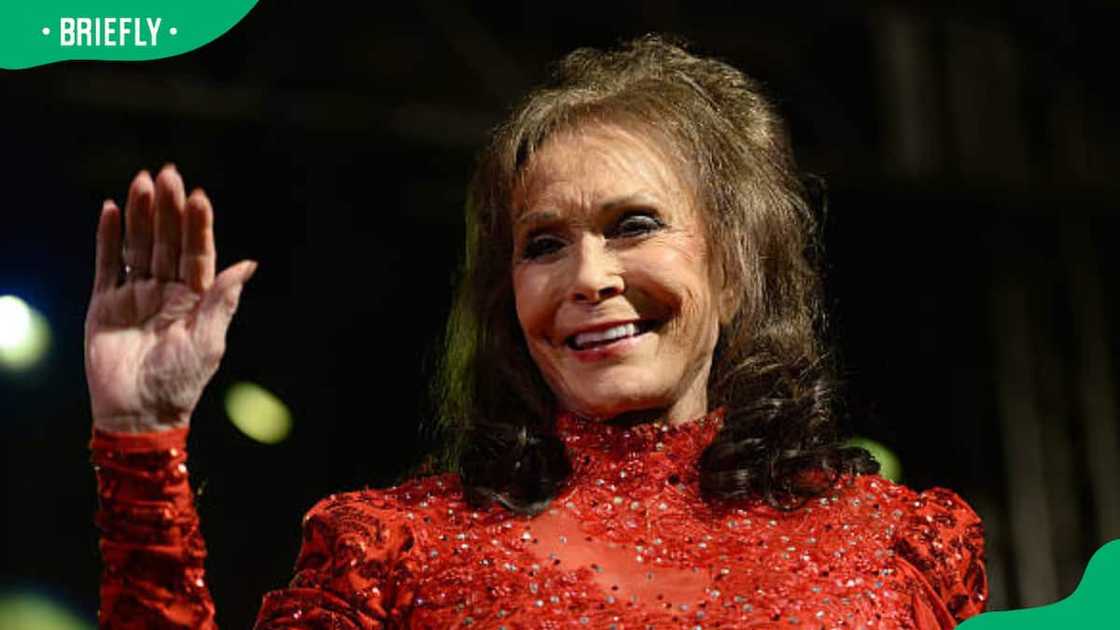 Loretta Lynn performs onstage Loretta Lynn performs onstage