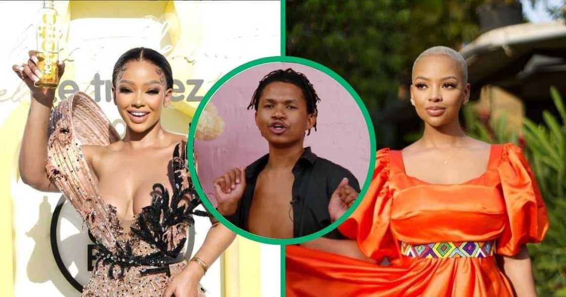 Mihlali Ndamase allegedly admits to beating up Musa Khawula. Mihlali Ndamase allegedly admits to beating up Musa Khawula.