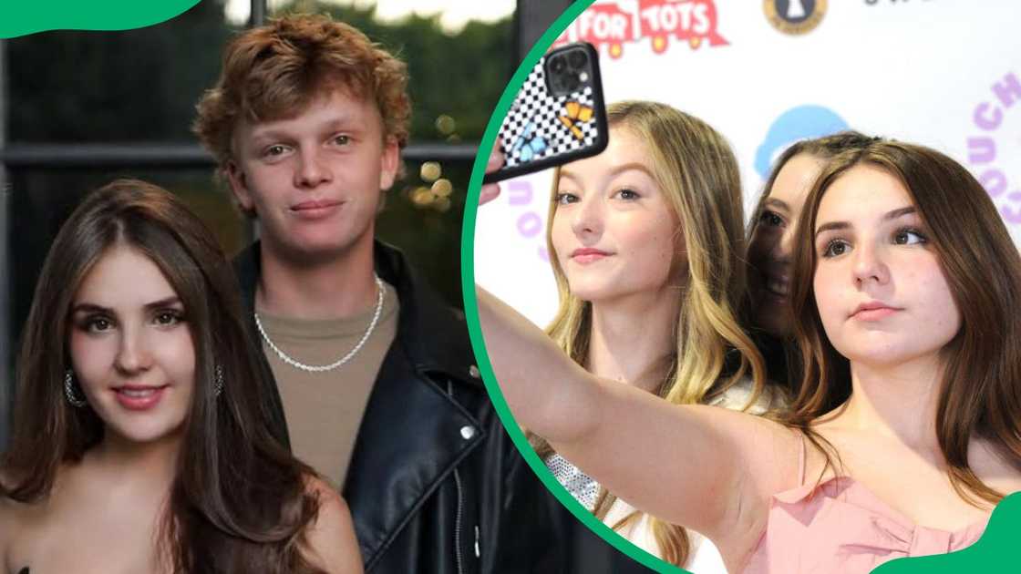 Rockelle with her boyfriend Ryan (L). Piper and her friends at The Industry Loft Space in 2020 (R) Rockelle with her boyfriend Ryan (L). Piper and her friends at The Industry Loft Space in 2020 (R)