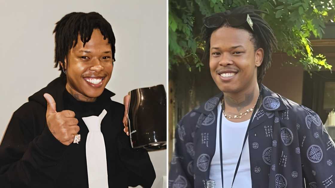 Nasty C showed off his stacks of money