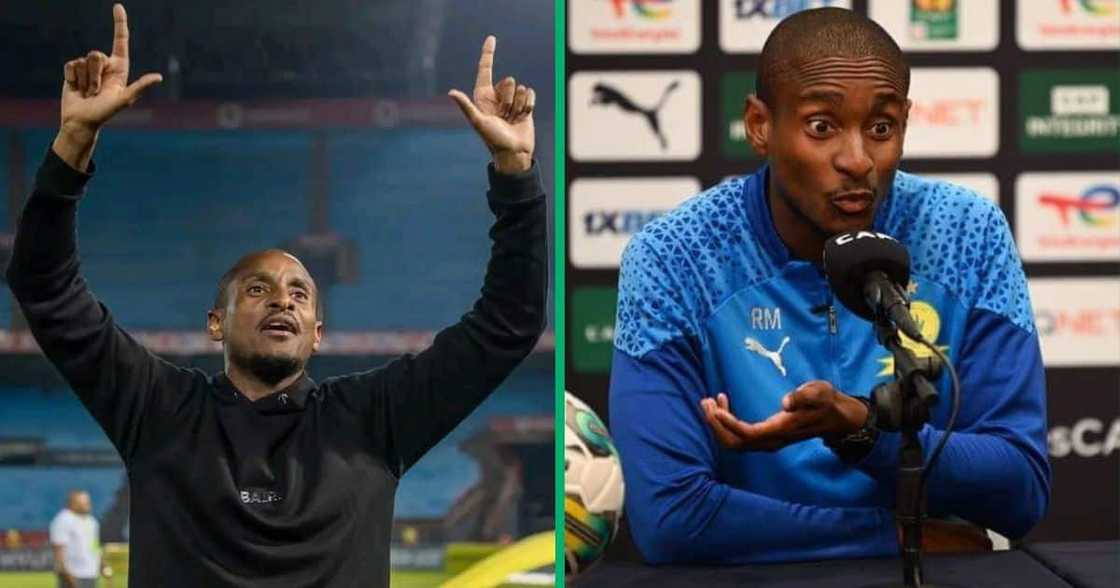 Mamelodi Sundowns coach Rhulani Mokwena says the team has been lucky in terms of referee's decisions. Mamelodi Sundowns coach Rhulani Mokwena says the team has been lucky in terms of referee's decisions.