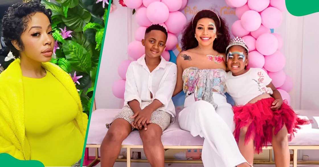 Kelly Khumalo celebrated Father's Day in an unconventional way. Kelly Khumalo celebrated Father's Day in an unconventional way.