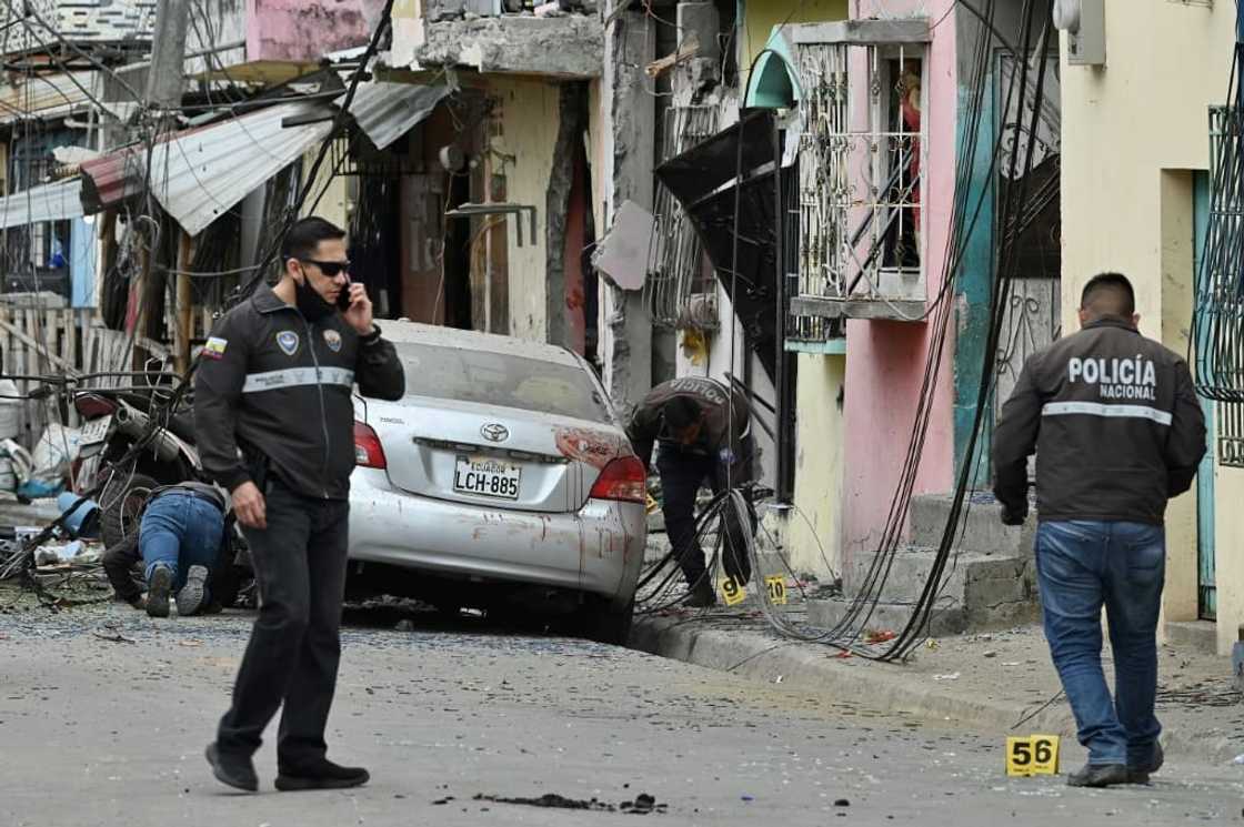 The government blamed the explosion on organized crime The government blamed the explosion on organized crime