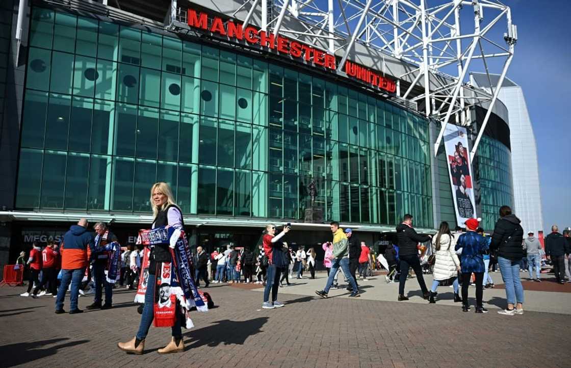Manchester United's Old Trafford stadium Manchester United's Old Trafford stadium
