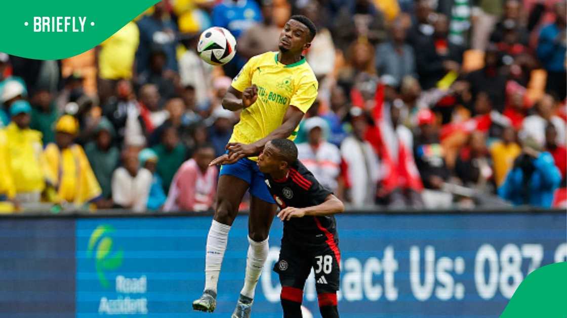 Teboho Mokoena in action during Mamelodi Sundowns clash with Orlando Pirates. Teboho Mokoena in action during Mamelodi Sundowns clash with Orlando Pirates.