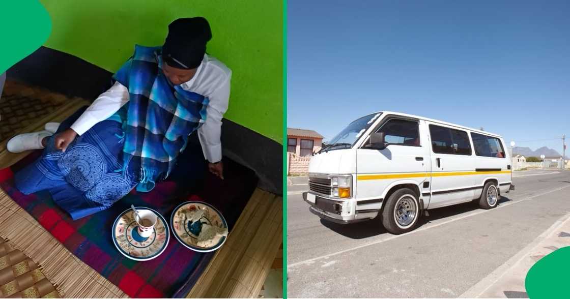 A young makoti who is married to a taxi driver rocked behind the wheel. A young makoti who is married to a taxi driver rocked behind the wheel.