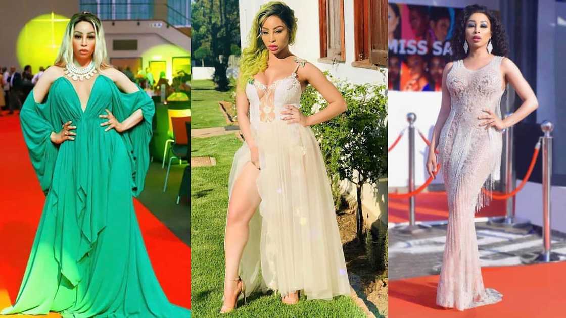 Khanyi Mbau's family Khanyi Mbau's family