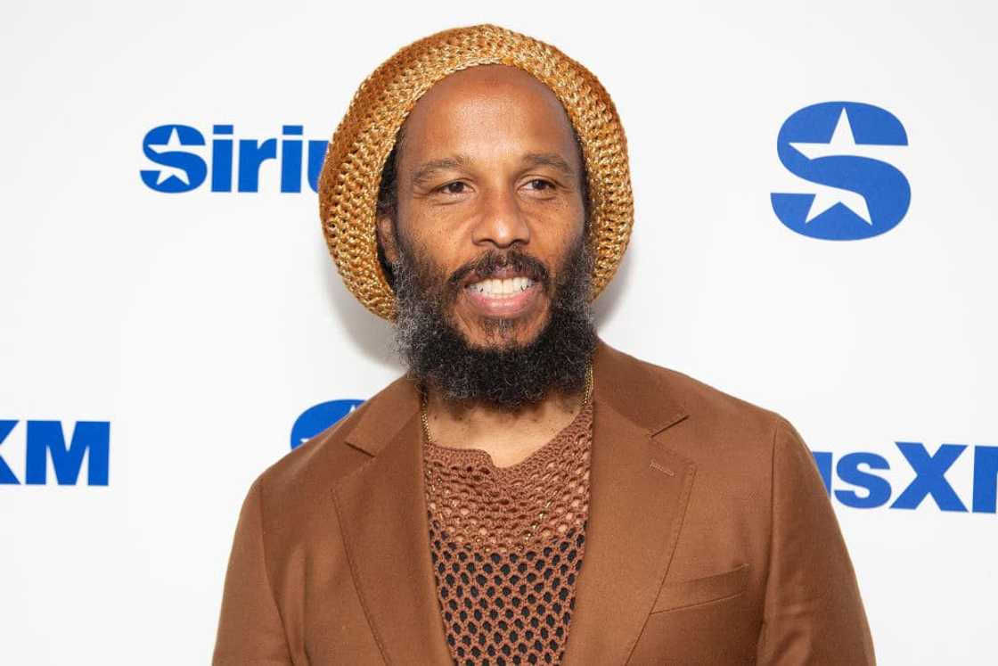 Bob Marley’s son, Ziggy Marley at SiriusXM Studios in New York City. Bob Marley’s son, Ziggy Marley at SiriusXM Studios in New York City.