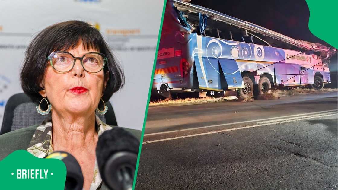 Transport minister Barbara creecy said that the bus which oveturned in Limpopo was overloaded Transport minister Barbara creecy said that the bus which oveturned in Limpopo was overloaded
