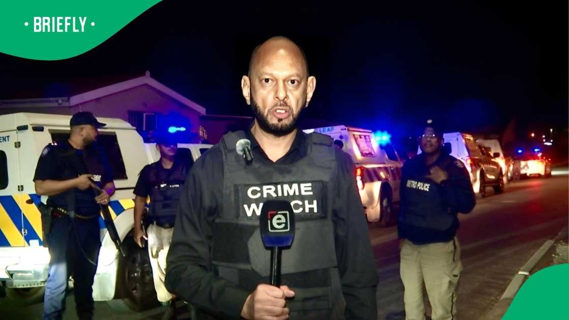 Yusuf Abramjee, the host of Crime Watch on eTV and eNCA Yusuf Abramjee, the host of Crime Watch on eTV and eNCA