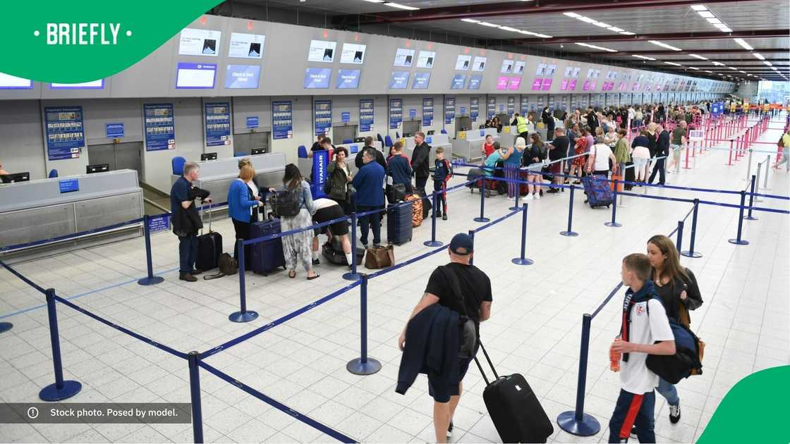 People at the airport.