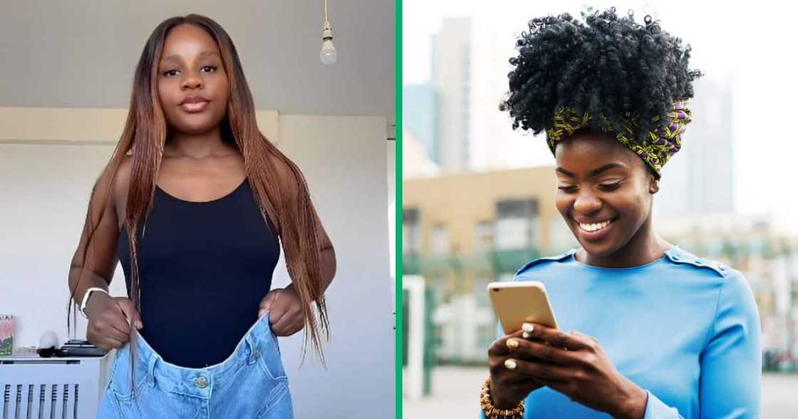 Woman loses weight and impresses internet users. Woman loses weight and impresses internet users.