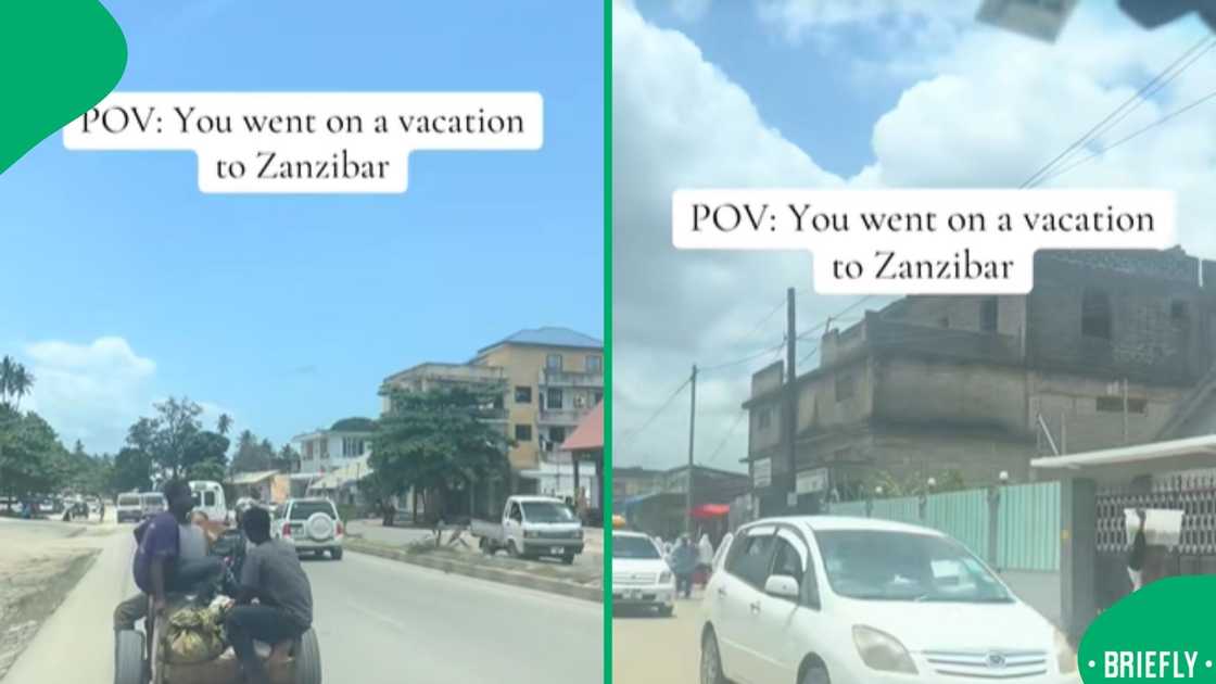 The visual on the right showed the township roads