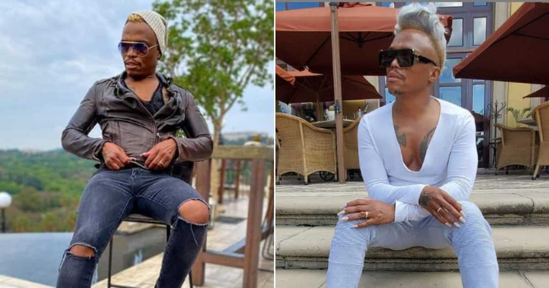 Somizi Mhlongo shows off his lit tennis skills, next Serena Williams Somizi Mhlongo shows off his lit tennis skills, next Serena Williams