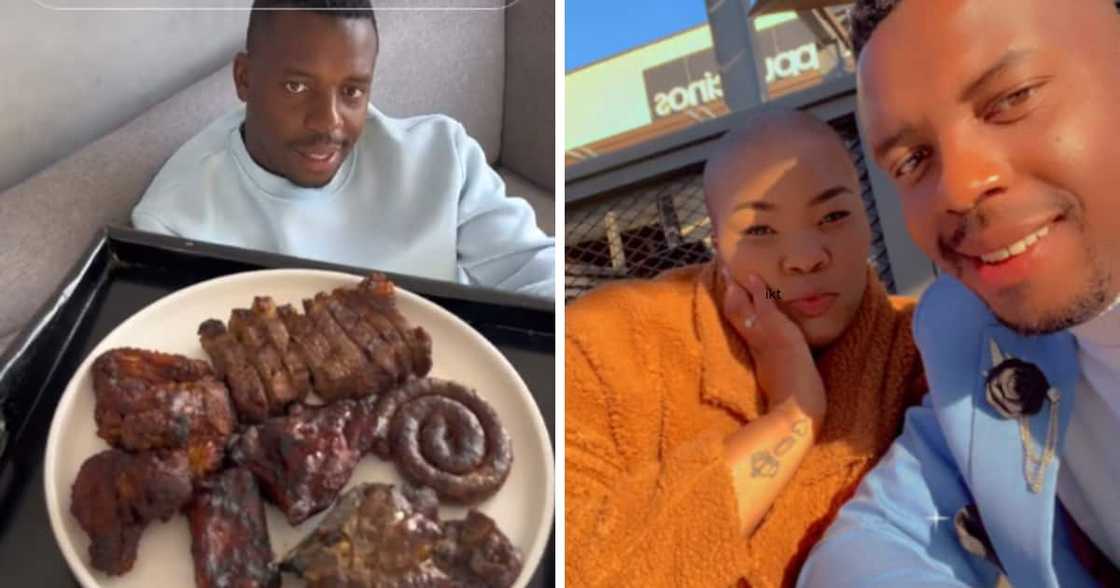 TikTok video of wife servong husband pap and vleis TikTok video of wife servong husband pap and vleis