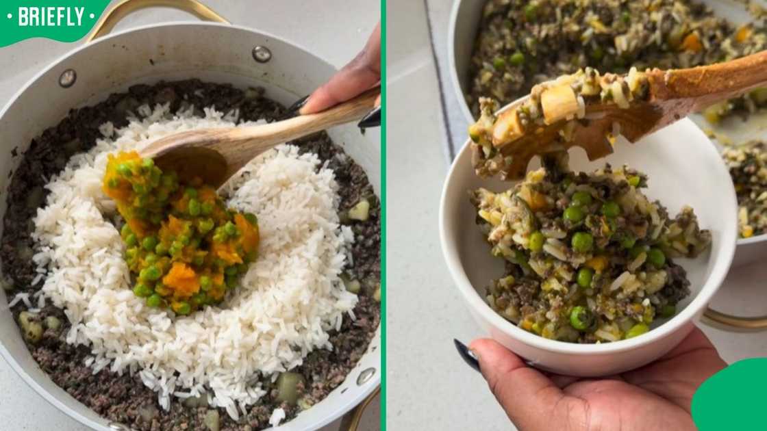 Grace Mondlana's dog's food.