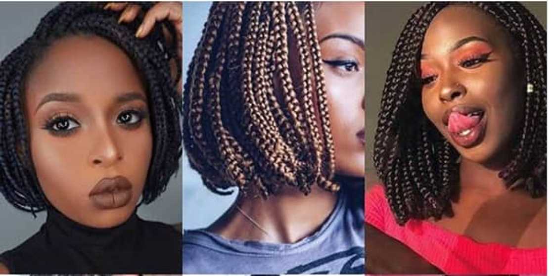 short bob braids