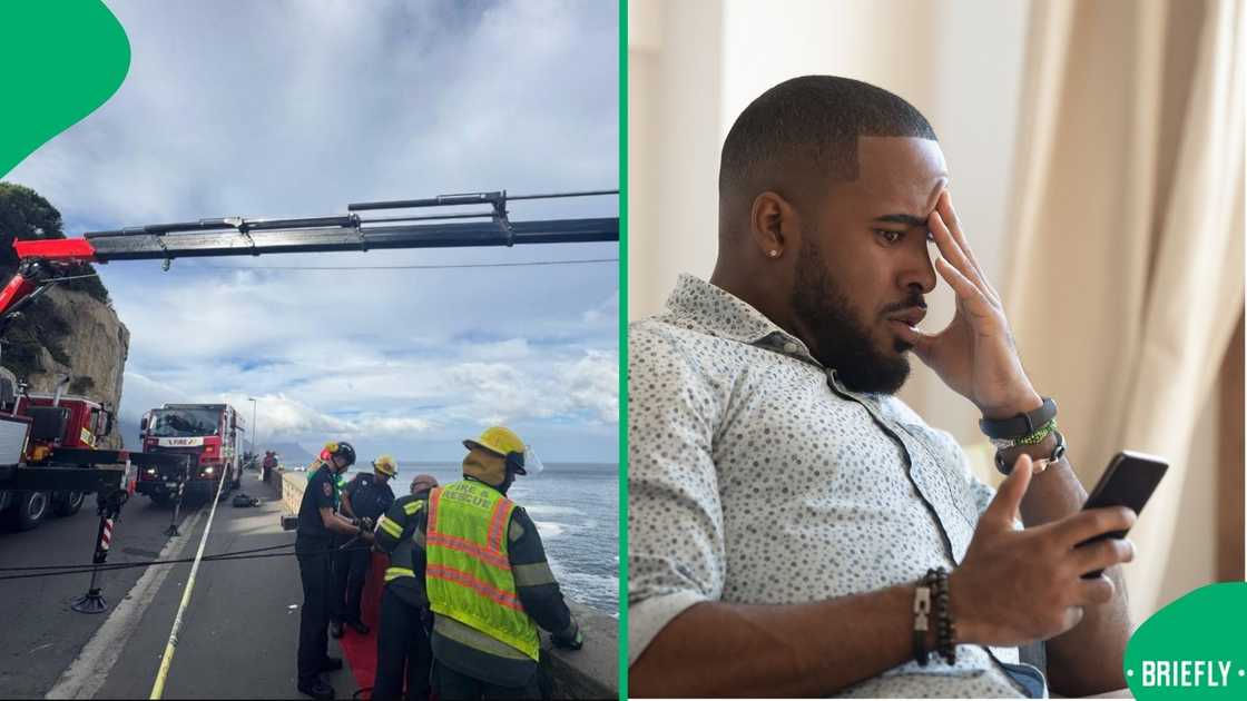 Two pedestrians were injured in an accident in Bantry Bay in the Western Cape Two pedestrians were injured in an accident in Bantry Bay in the Western Cape