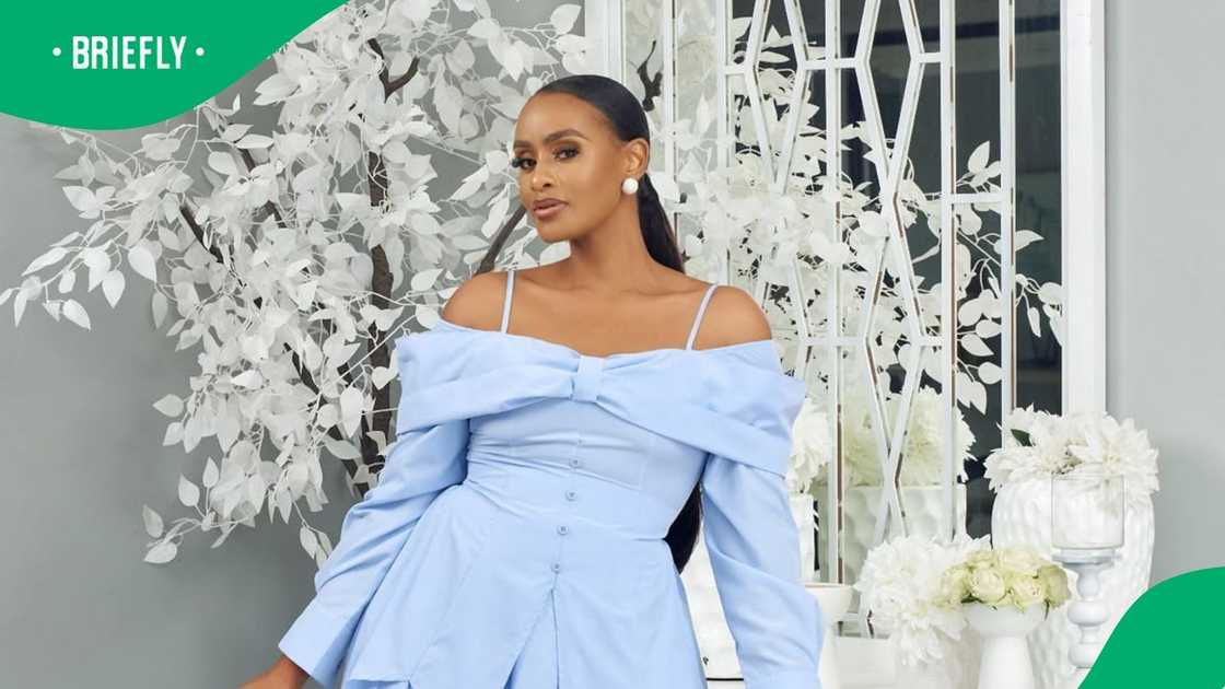 Thobeka Majozi stuns with her face card