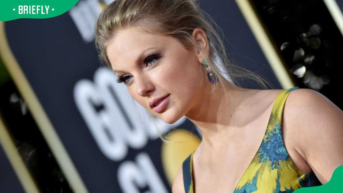 Entrepreneur Taylor Swift at the 77th Annual Golden Globe Awards at The Beverly Hilton Hotel in 2020